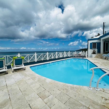 North Star Villa Oceanfront Family-Retreat With Pool Frederiksted Esterno foto