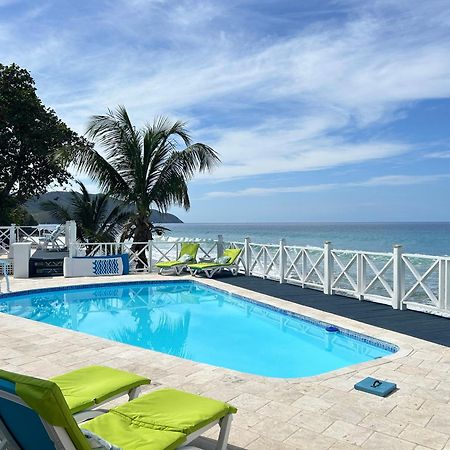 North Star Villa Oceanfront Family-Retreat With Pool Frederiksted Esterno foto