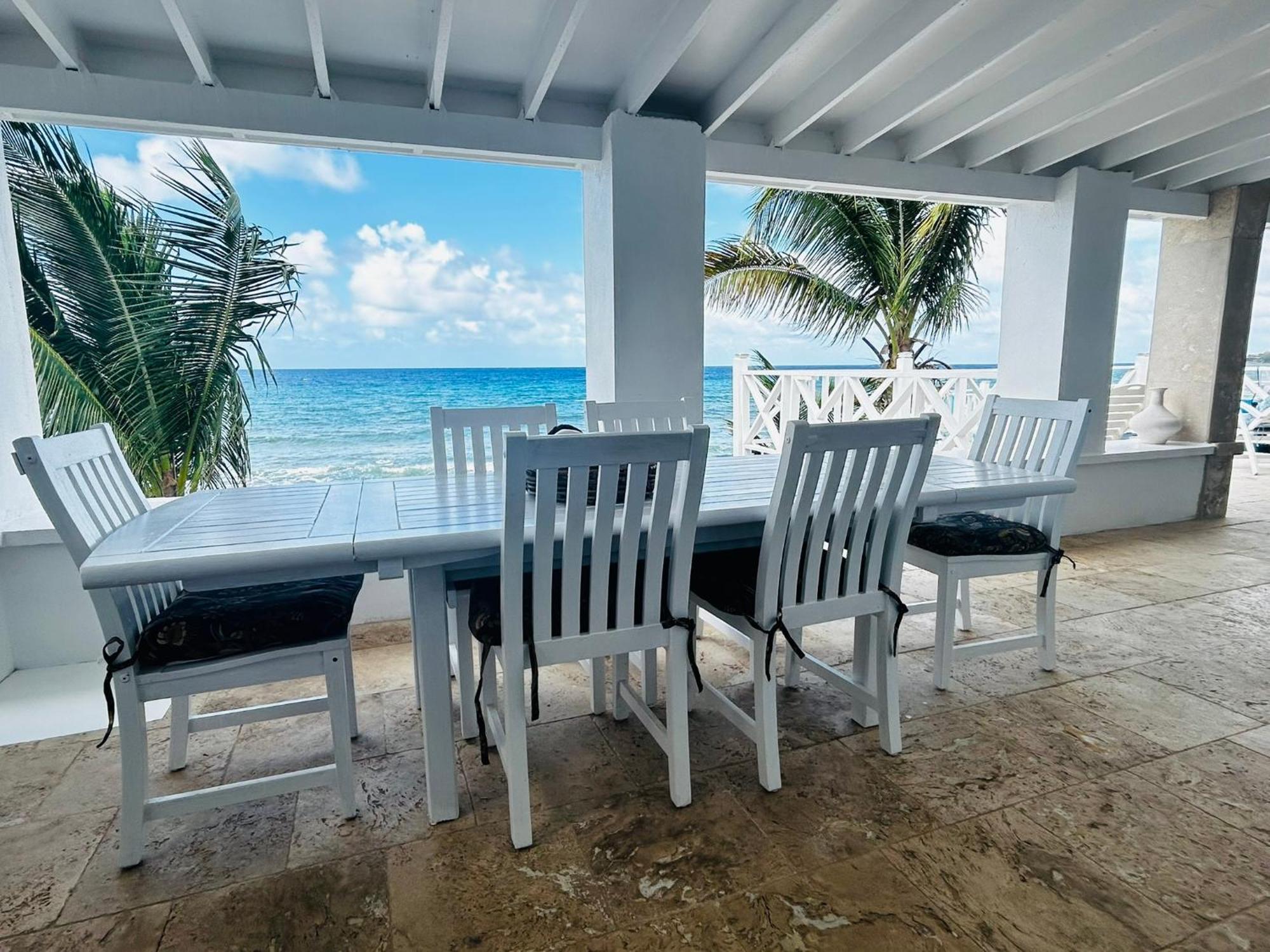 North Star Villa Oceanfront Family-Retreat With Pool Frederiksted Esterno foto